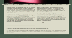 Desktop Screenshot of anagama-west.com